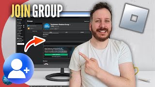 How To Join A Roblox Group [upl. by Drais255]