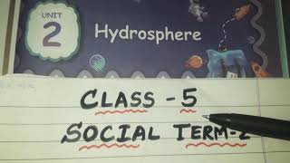 5th std Social ScienceTerm2Unit2HydrosphereBookback AnswersClass 52nd termlesson2Qanswer [upl. by Aliakam]