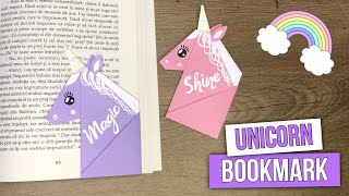 How to make an Unicorn bookmark  Easy Bookmark [upl. by Hibbitts]