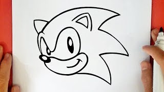 COMO DESENHAR O SONIC [upl. by Egiedan658]