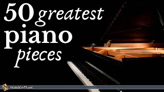 The Best of Piano  50 Greatest Pieces Chopin Debussy Beethoven Mozart [upl. by Warde72]