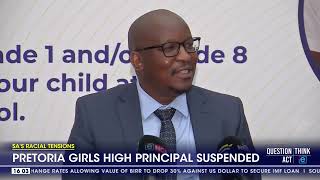 Pretoria Girls High principal suspended [upl. by Stoneham27]