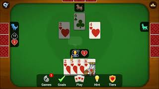 Hearts Card Game PC Part 4 Player Levels 2226 [upl. by Goeger]