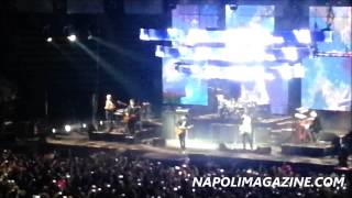 VIDEO  Negramaro al Palamaggiò di Caserta il 5122013 duetto con Pino Daniele che affetto [upl. by Aihsined]