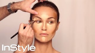 How to Contour Your Face in 5 Easy Steps  Makeup Tutorial  InStyle [upl. by Jaquenette]