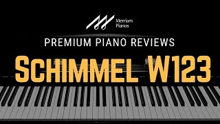 🎹 W Schimmel W123 Upright Piano Demo amp Review 🎹 [upl. by Vokay]