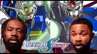 Freedom vs Impulse  Gundam Seed Destiny  Reaction [upl. by Ainesey644]