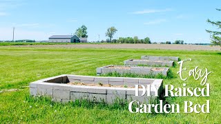 Build an Inexpensive Garden Bed Using Cinder Blocks [upl. by Florencia]