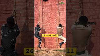 26 feet wall climbing nsgcommando cif wbp ciat greyhound crpf ssf sscgd ssc cisf army [upl. by Estrin]