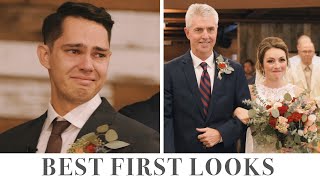 Emotional Groom Reactions These First Looks Will Make You CRY [upl. by Aynekal]