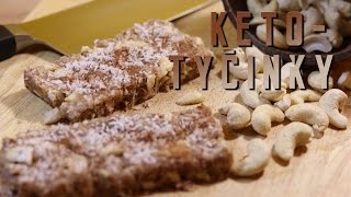 Keto tyčinky  Keto bars recipe [upl. by Aicad]