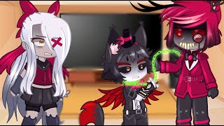 Hazbin Hotel React To Alastor  Gacha React [upl. by Tilda]