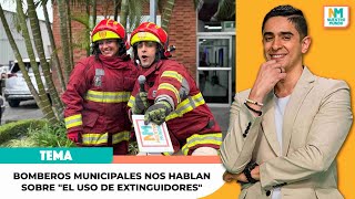 Bomberos Municipales nos hablan sobre quotEl uso de extinguidoresquot [upl. by Powder]