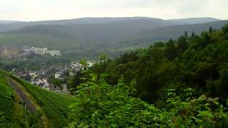 Blick vom ehemaligen geheimen Regierungsbunker an der Ahr auf Ahrweiler [upl. by Driscoll]