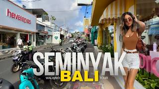 Travel BALI Today 🇮🇩 SEMINYAK WALKING Tour 2024  Indonesia [upl. by Cointon]