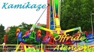 Kamikaze Hammer offride Fête foraine Alencon 2016 [upl. by Ahsikel389]