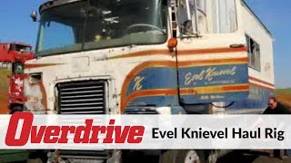 Evel Knievel haul rig rolls again [upl. by Ahsemal]