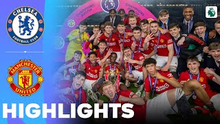 Manchester United vs Chelsea  Highlights  U18 Premier League National Final 14052024 [upl. by Sitnik]