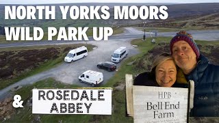 Vanlife North Yorkshire Moors wild park up amp Rosedale Abbey [upl. by Som693]