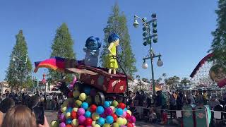 Pixar parade  Disneyland California Adventure [upl. by Cynarra]