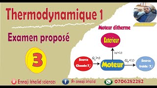 Examen proposé 3 thermodynamique [upl. by Berriman]