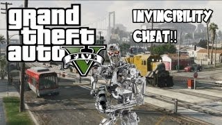 Grand Theft Auto V  Terminator Mode InvincibilityGod Mode amp Super Jump GTA 5 Cheat [upl. by Yorgos]