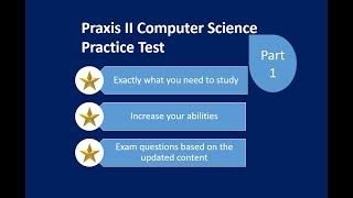 Praxis II Computer Science Practice Testpart 1 [upl. by Oric]