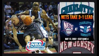 New Jersey Nets at Charlotte Hornets  2002 Playoffs ECSF Game 4 [upl. by Frazier]