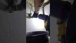 Professional Snaking of Blocked Bathroom Sink Drain [upl. by Nedyrb868]