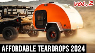 BEST Affordable Teardrop Trailers with Rich Standard Packages in 2024 [upl. by Mcclish]