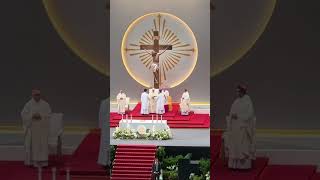 Pope Francis Message on Love amp Blessings at the end Singapore  12 September 2024 [upl. by Annahael]