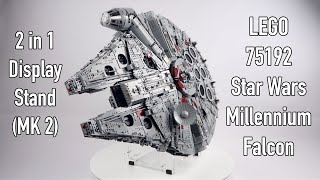 2 in 1 Display Stand Mark 2 for LEGO 75192 Star Wars UCS Millennium Falcon [upl. by Landy]