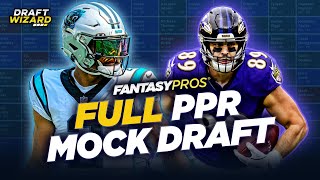 PPR Mock Draft 2022  Fantasy Football PickbyPick Strategy  Sleepers Studs and Busts [upl. by Amliv]