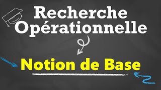 Recherche Opérationnelle S5 introduction générale [upl. by Handy562]