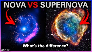 Supernova VS Nova Orientation of the Moon Gravitational Lensing of the CMB  QampA 254 [upl. by Meade]