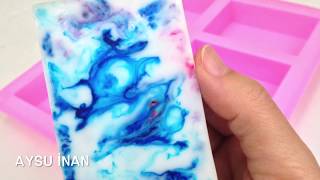 TIE DYE SOAP  DIY MELT AND POUR SOAP MAKING IDEA FOR BEGINNERS AT HOME [upl. by Doloritas]