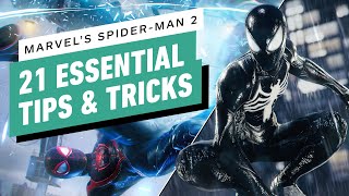 SpiderMan 2 21 Essential Tips and Tricks For Beginners and Returning Players [upl. by Thrift287]