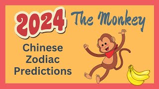 🐒Monkey 2024 Chinese Zodiac Predictions  Chinese Horoscope [upl. by Oniuqa]