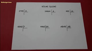 4sınıf bölme işlemi konu anlatımı okulcu matematik 4sınıf bölme keşfet [upl. by Aluino827]