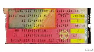 Frank Zappa  End of show Saratoga Springs Performing Arts Centre NY September 1st 1984 [upl. by Narra]