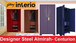 Godrej Centurion Almirah  Godrej Interio Premium Wardrobe  Best Feature with Designer Cupboard [upl. by Notsirk873]