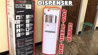 Review Dispenser Galon Bawah Low Watt Sharp SWD72EHLWH [upl. by Linell]