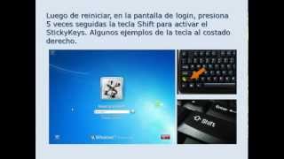 Restablecer la contraseña de Windows 7 sin programas [upl. by Dranoel]