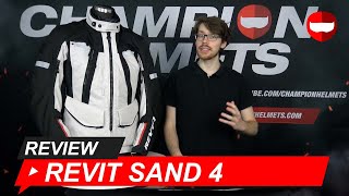 Revit Sand 4 H2O Jacket and Pants Video Review  ChampionHelmetscom [upl. by Onimixam]