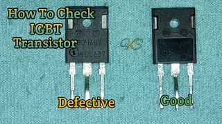 How To Check IGBT Transistor Tagalog PRO TECH Electronics [upl. by Ennywg]