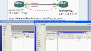 MIkrotik RouterOS Interface Bonding Configuration Example  Interface Bonding Setup [upl. by Ased]