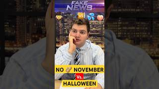 SURVIVING X🥜November after HALLOWEEN🎃haha shorts comedy halloween funny trending news humor [upl. by Thgirw373]