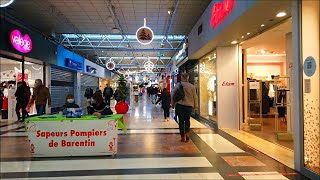 Barentin  Le centre commercial  Carrefour  Normandie  France  Shopping Center  Walking Tour [upl. by Tsyhtema657]