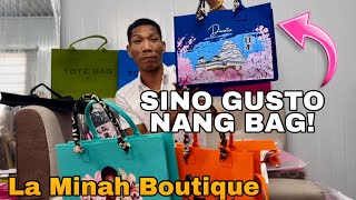 Ang ganda ng mga bags ko bagay ba sa akin Salamat La Minah Boutique [upl. by Farhsa736]