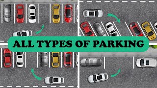 ALL TYPES of Parking in ONE Video ParallelStraightAngle Parking [upl. by Lahcear585]